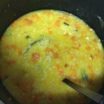 Tさん粟と甘い野菜のスープ